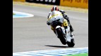 Hiroshi Aoyama in action in Jerez