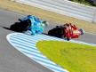Bautista and Stoner in action in Jerez