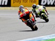 Dovizioso riding ahead of Kallio in Jerez