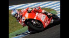 Nicky Hayden in action in Jerez