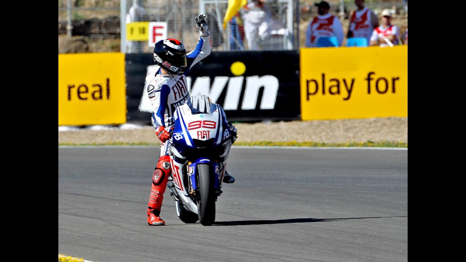 Jorge Lorenzo after QP in Jerez