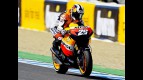 Dani Pedrosa in action in Jerez