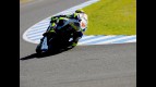 Valentino Rossi in action in Jerez