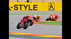 Casey Stoner in action at Motorland Aragón