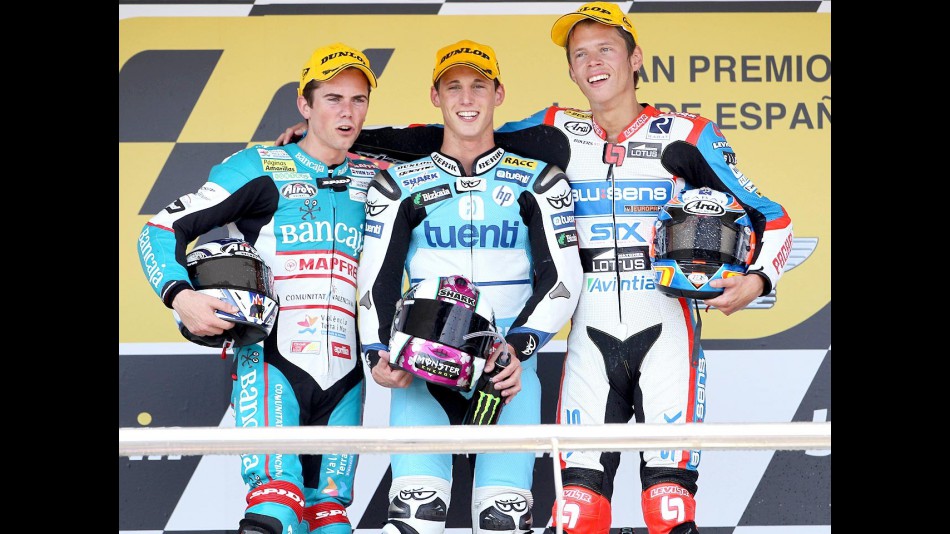 Terol, Espargaró and Rabat on the podium in Jerez