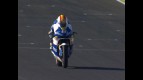 Debón during warm up in Jerez