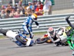 Alex Debon crashes at Indianapolis