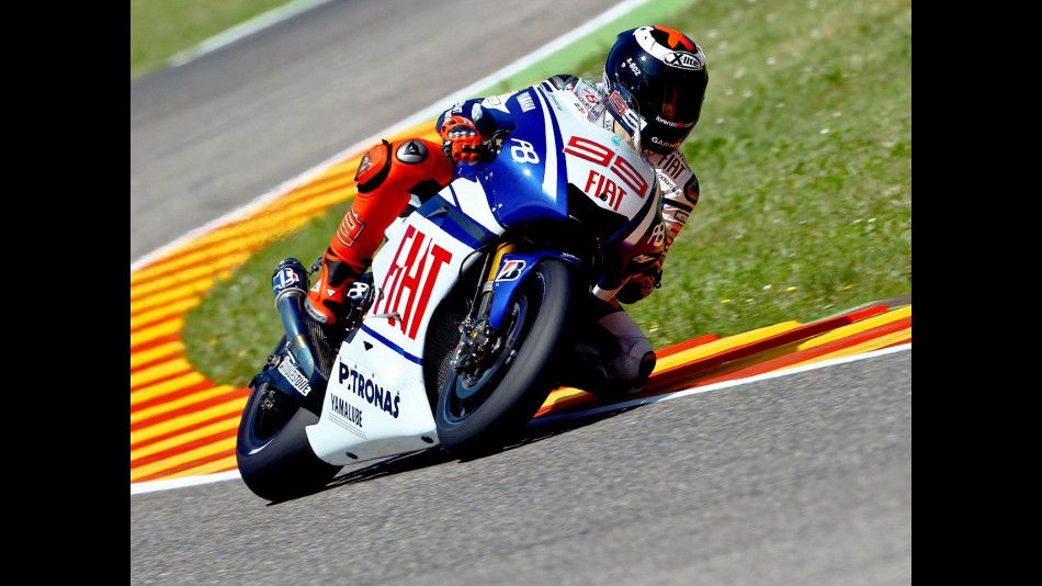 Jorge Lorenzo in action in Mugello