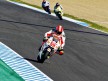 Marco Simoncelli in action in Jerez