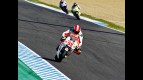 Marco Simoncelli in action in Jerez