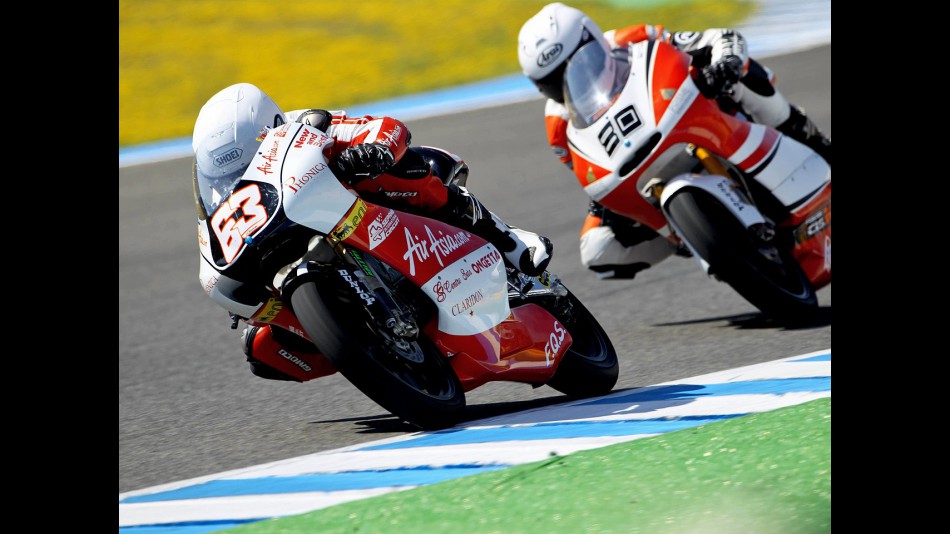 Khairuddin Zulfahmi in action in Jerez