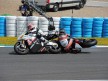 Corsi and Tomizawa crash during Moto2 race in Jerez