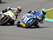 Sergio Gadea riding ahead of Simone Corsi in Jerez