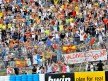 Jorge Lorenzo celebrates with fans GP win in Jerez