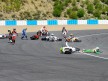 Moto2 Crash during the race in Jerez