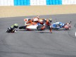 Moto2 Crash during the race in Jerez