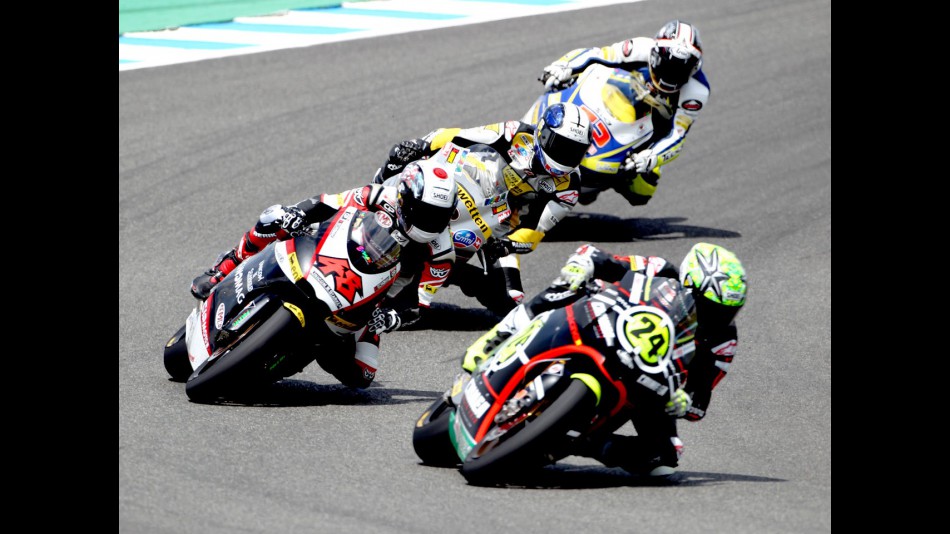 Moto2 Group in action in Jerez