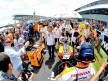 Dani Pedrosa at the Starting grid in Jerez