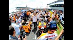 Dani Pedrosa at the Starting grid in Jerez