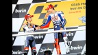 Pedrosa and Lorenzo on the podium in Jerez