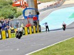 Rossi, Pedrosa Lorenzo finishing the race in Jerez