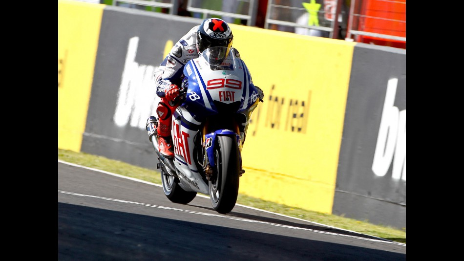 Jorge Lorenzo in action in Jerez