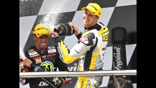 luthi satisfied after first moto2 podium
