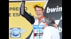 Esteve Rabat on the podium in Jerez
