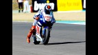 Jorge Lorenzo at the finish of the QP in Jerez