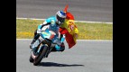 Nico Terol celebrates GP win in Jerez