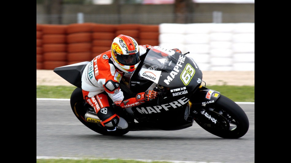 Mapfre Aspar Team first test with Suter 