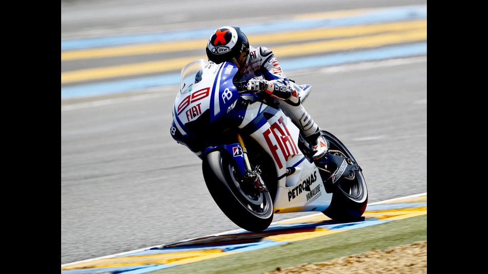 Jorge Lorenzo in action in Le Mans