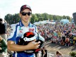 Jorge Lorenzo supporting Riders For Health for the Day of Champions in Silverstone