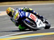 Valentino Rossi in action in Le Mans