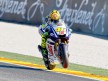Valentino Rossi in action in Valencia