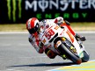 Marco Simoncelli in action in Le Mans