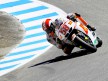 Marco Simoncelli in action in Laguna Seca