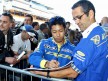 Yuki Takahashi meets the fans in Le Mans