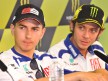 Lorenzo and Pedrosa at the press conference after the QP in Le Mans