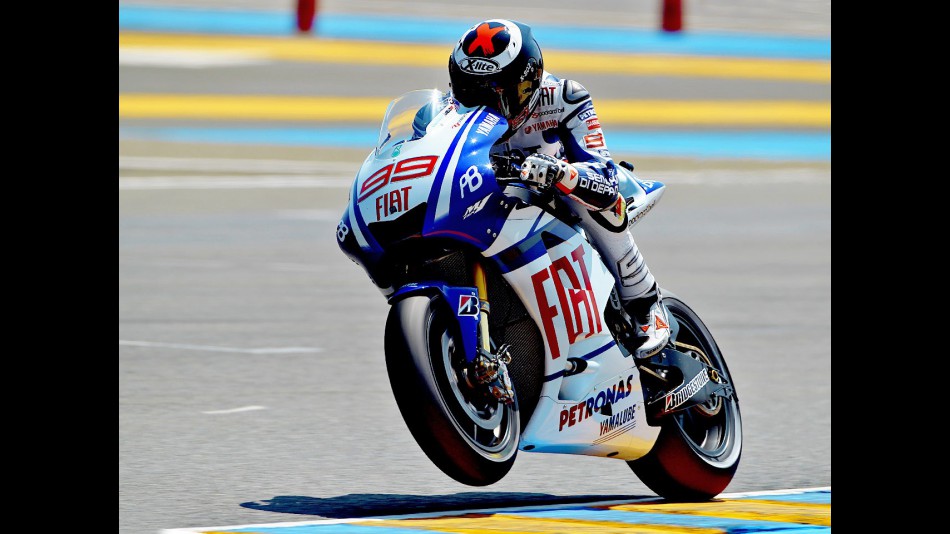 Jorge Lorenzo in action in Le Mans