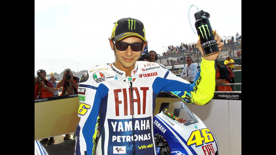 Valentino Rossi after the QP in Le Mans