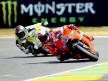 Stoner riding ahead of Kallio in Le Mans