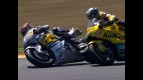 Le Mans 2010 MotoGP Race Action Aoyama and Barbera during