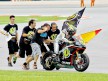 Toni Elías celebrates 2010 Moto2 World Championship at Sepang