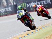 Elias riding ahead of Simon in Le Mans