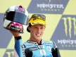 Pol Espargaró on the podium in Le Mans