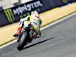 Aleix Espargaró in action in Le Mans