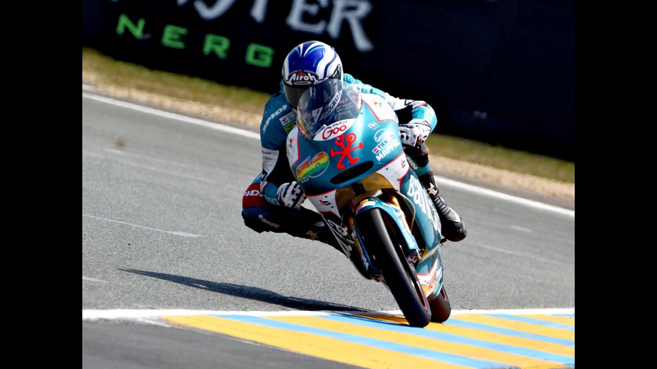 Nico Terol on track in Le Mans