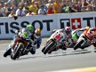 Moto2 group in action in Le Mans