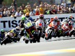 Moto2 group in action in Le Mans
